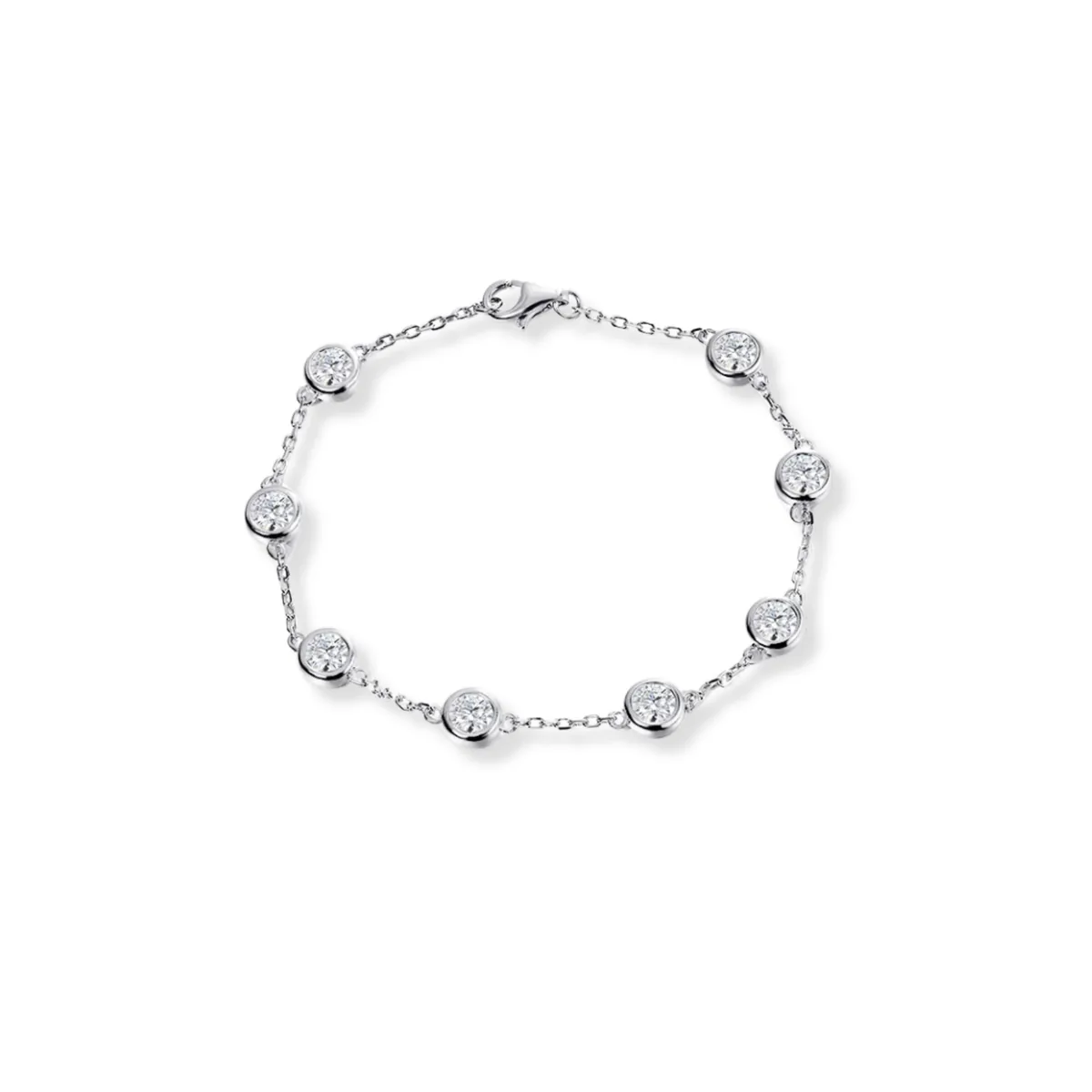 2.4CT Bezel Bracelet