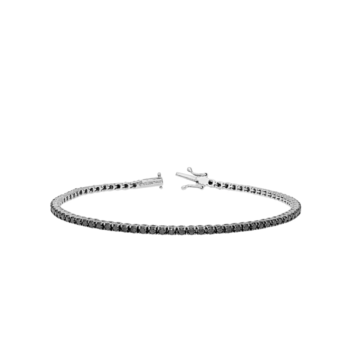 2mm Black tennis bracelet