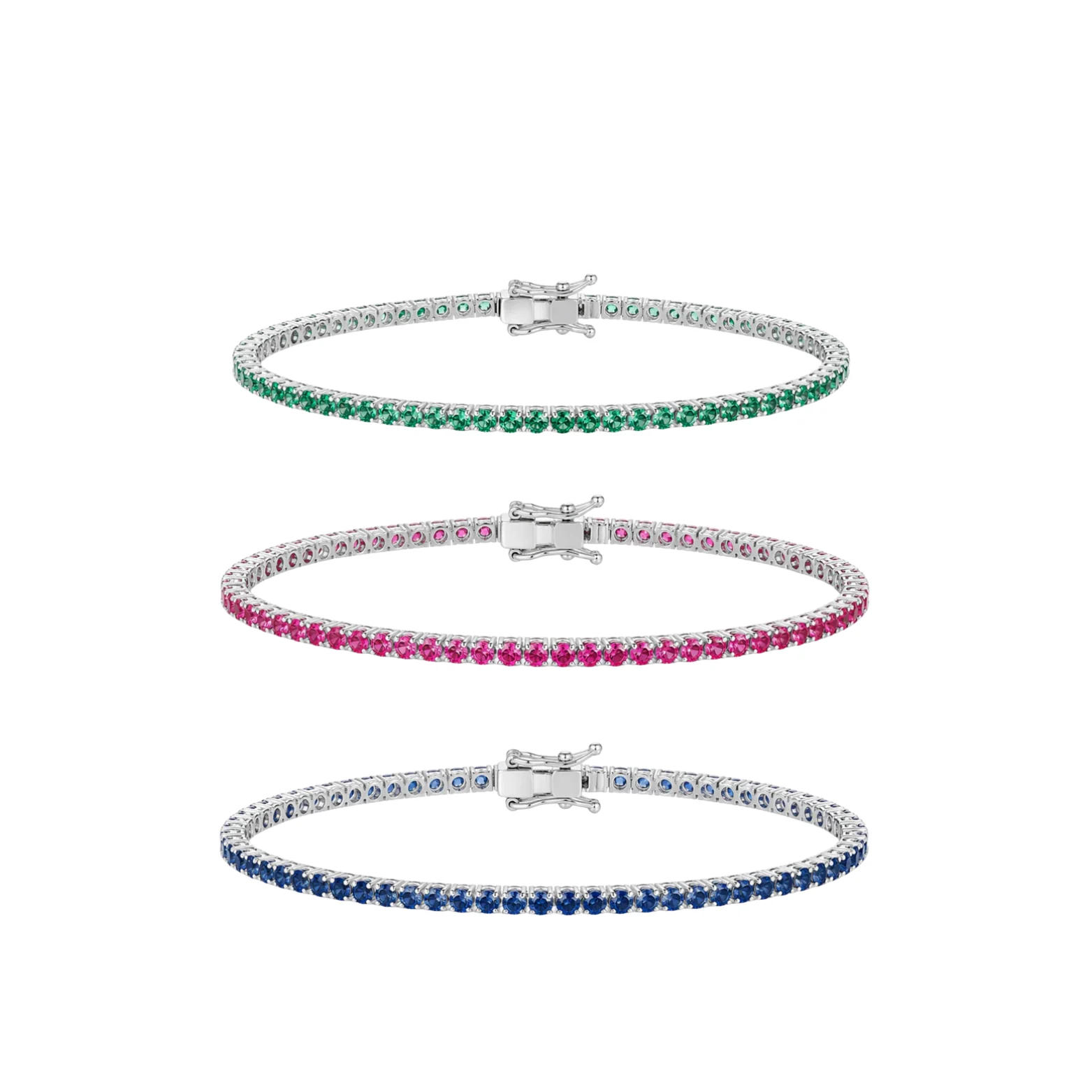 2mm Color Tennis Bracelet