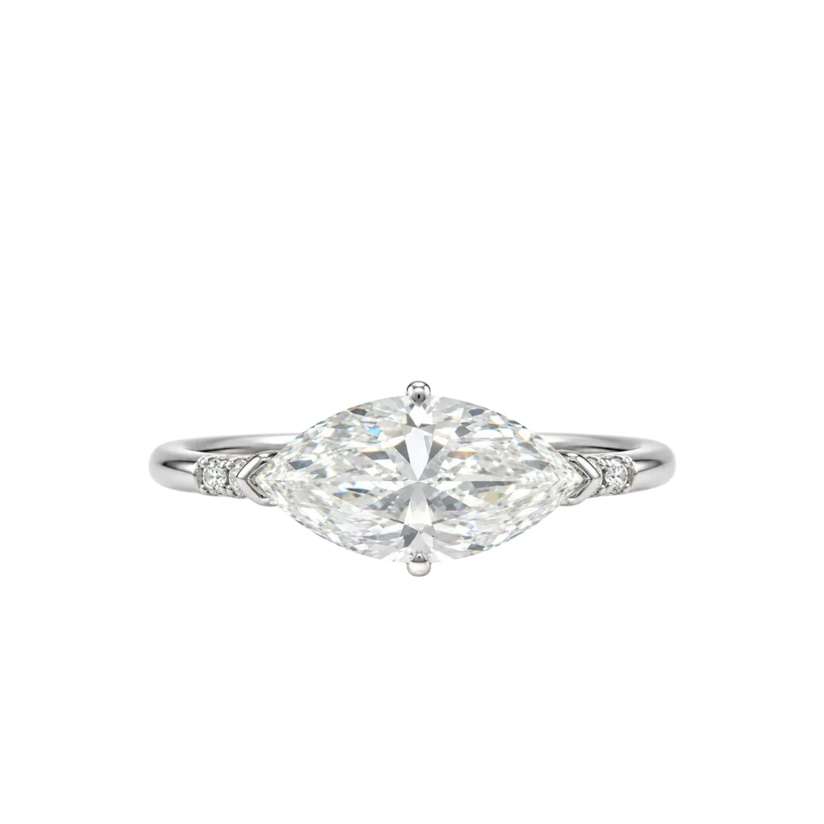 3CT Marquise Solitaire Ring