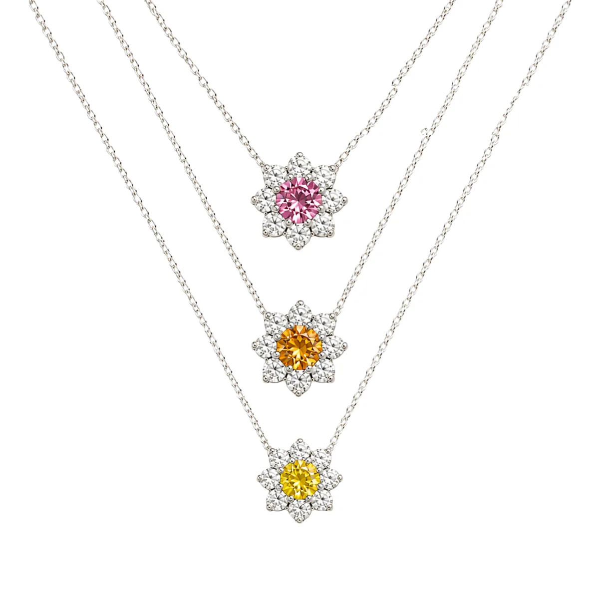 Colorful Flower necklace