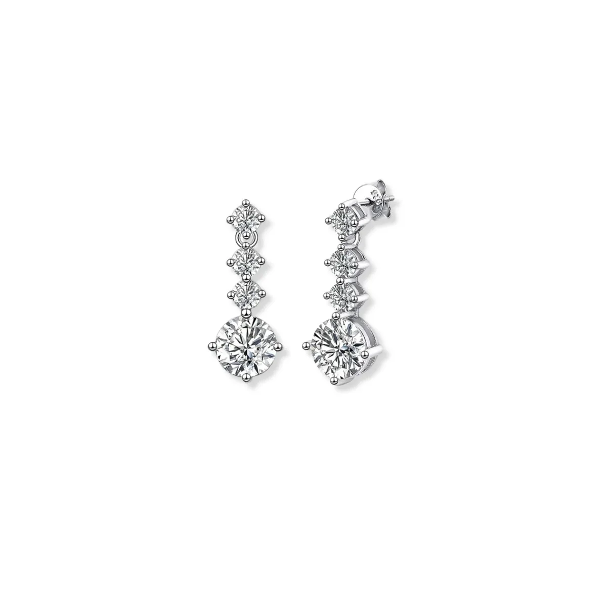 Graduated Drop Earrings