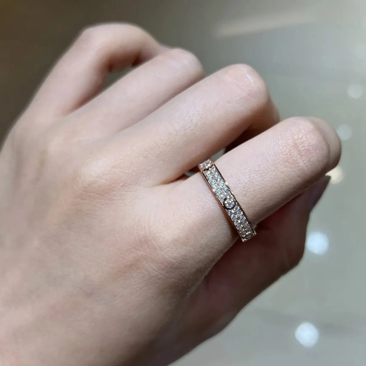 Love Ring worn