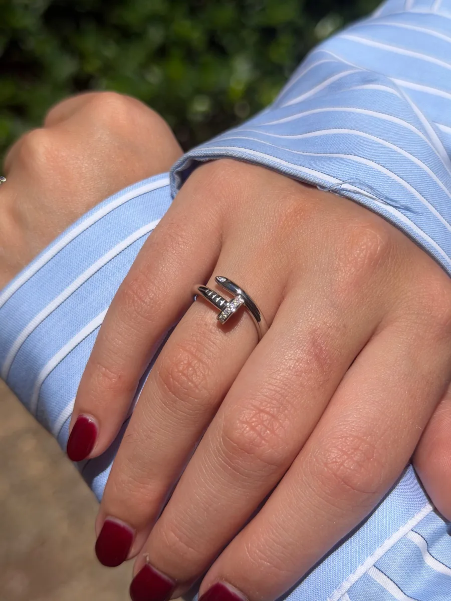 Nail Ring worn