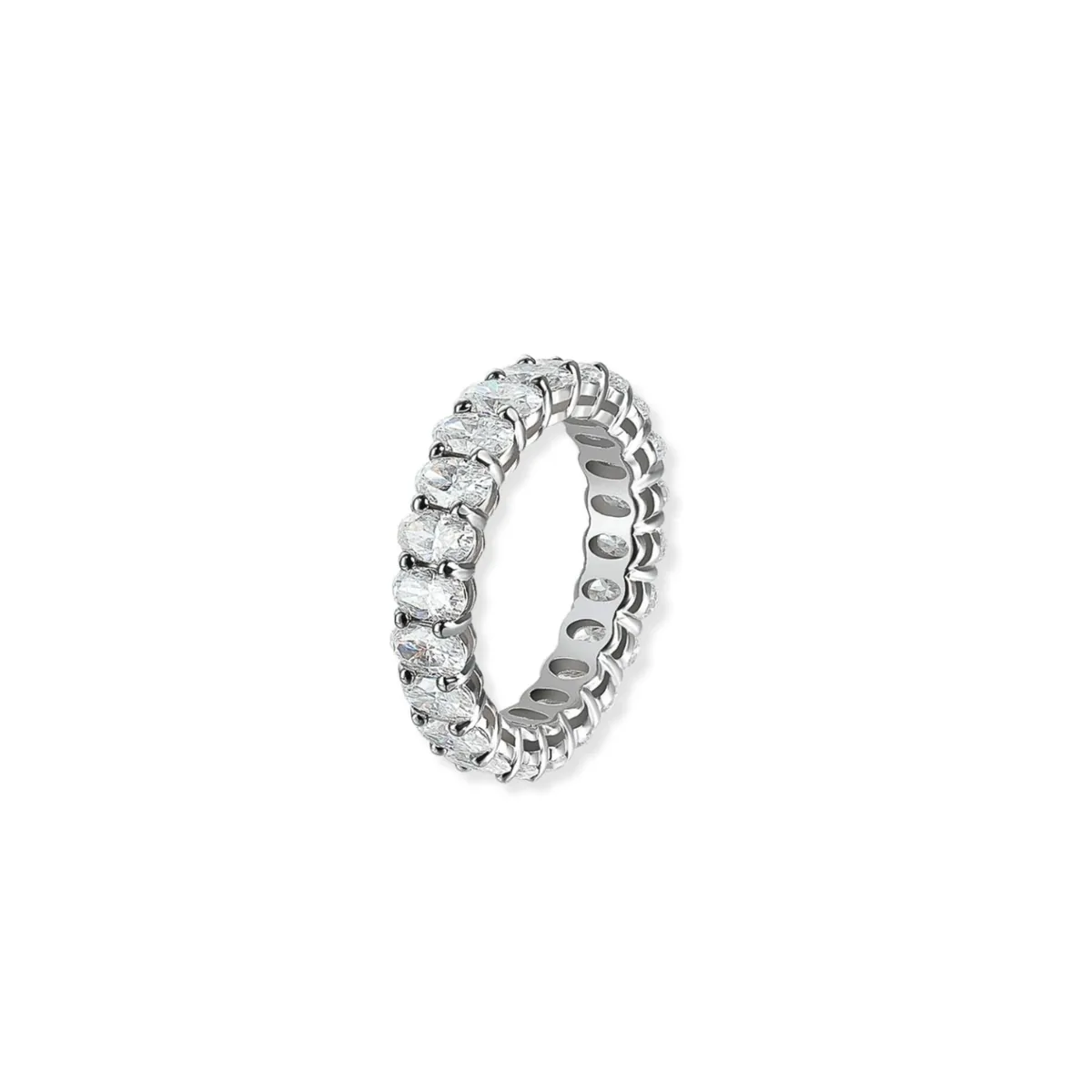Oval Cut Eternity Ring