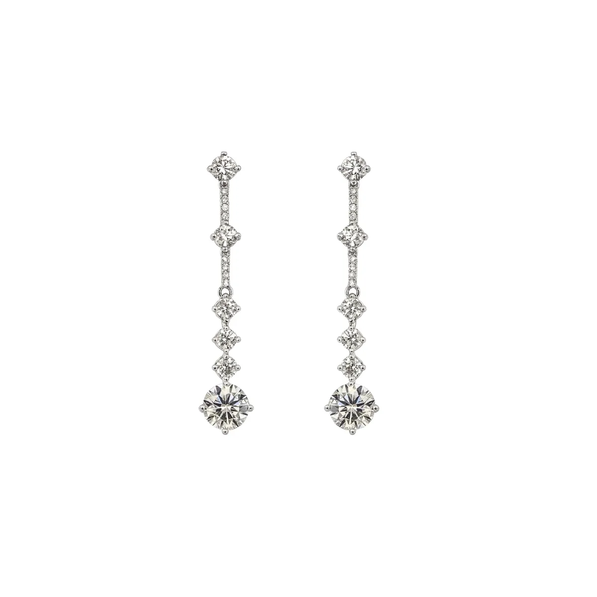 Radiant Drop Long Earrings